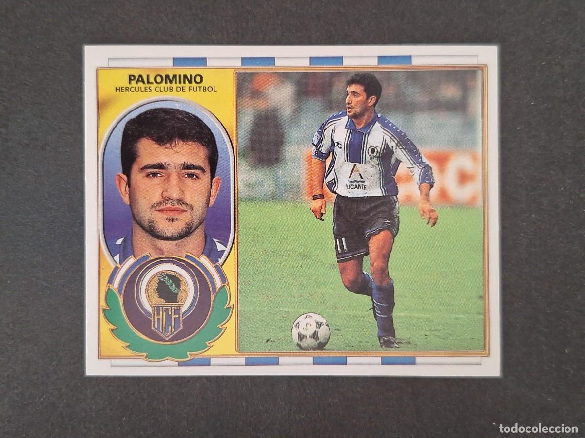Cromos de f&uacute;tbol: L4 PALOMINO HERCULES C. F. LIGA ESTE 1996 1997 96 97 NUNCA PEGADO SIN PEGAR