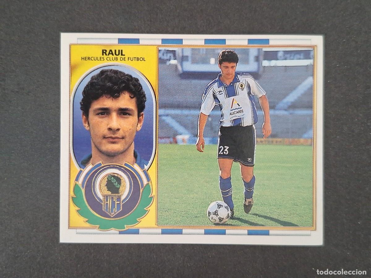 Cromos de f&uacute;tbol: L4 RAUL HERCULES C. F. LIGA ESTE 1996 1997 96 97 NUNCA PEGADO SIN PEGAR