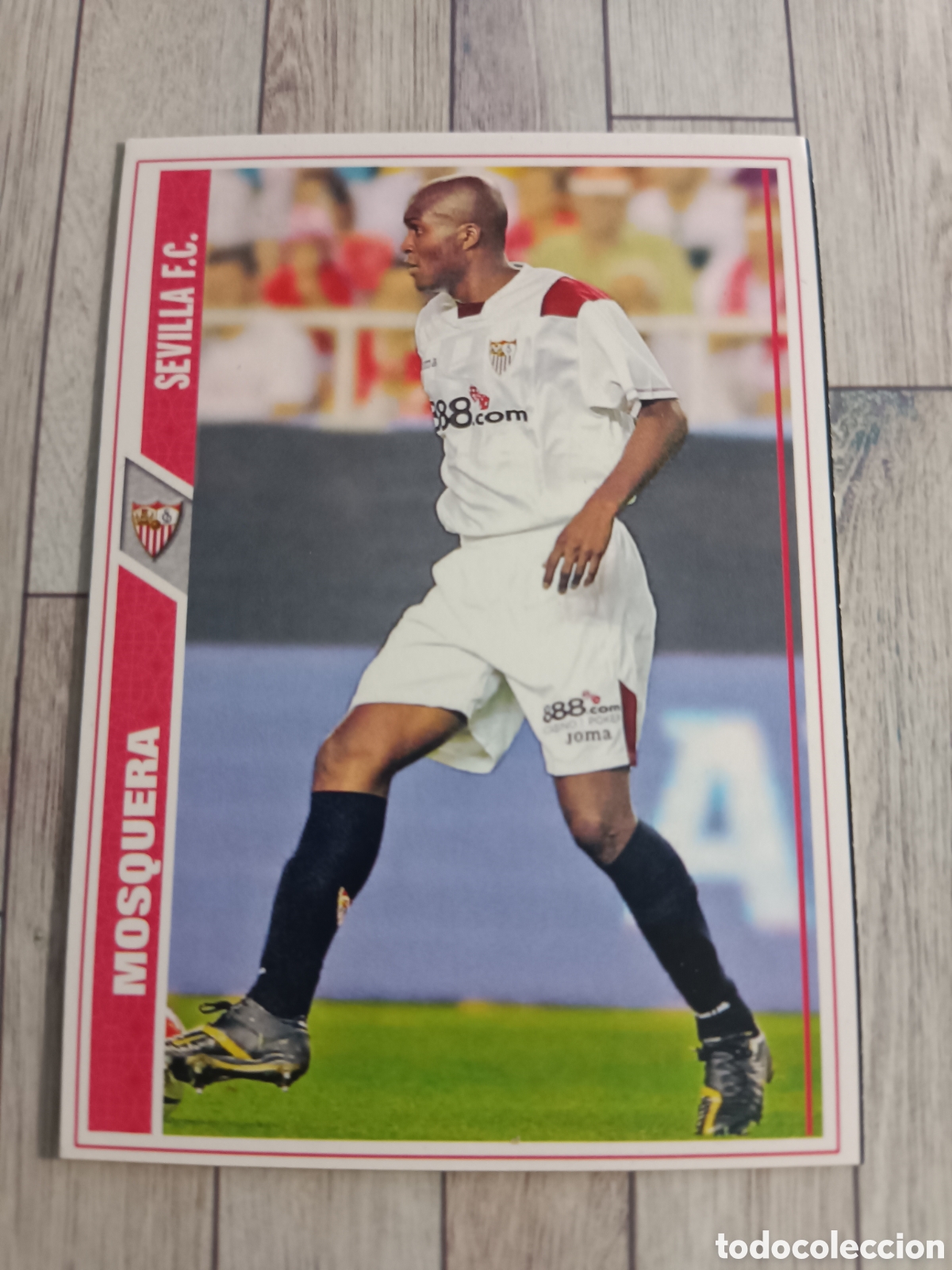 Cromos de f&uacute;tbol: 626 MOSQUERA SEVILLA LAS FICHAS DE LA LIGA FICHAJE FICHA + MUNDICROMO 2007 2008 07 08