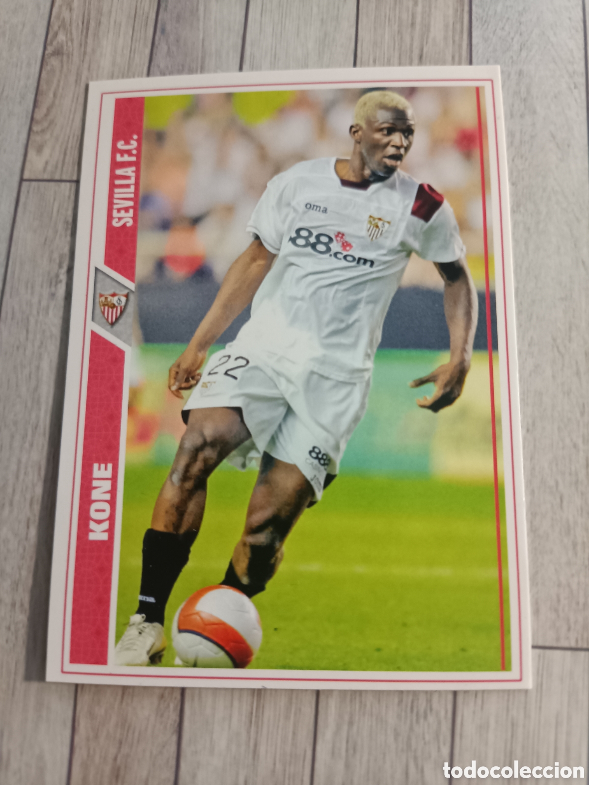Cromos de f&uacute;tbol: 627 KONE SEVILLA LAS FICHAS DE LA LIGA FICHAJE FICHA + MUNDICROMO 2007 2008 07 08