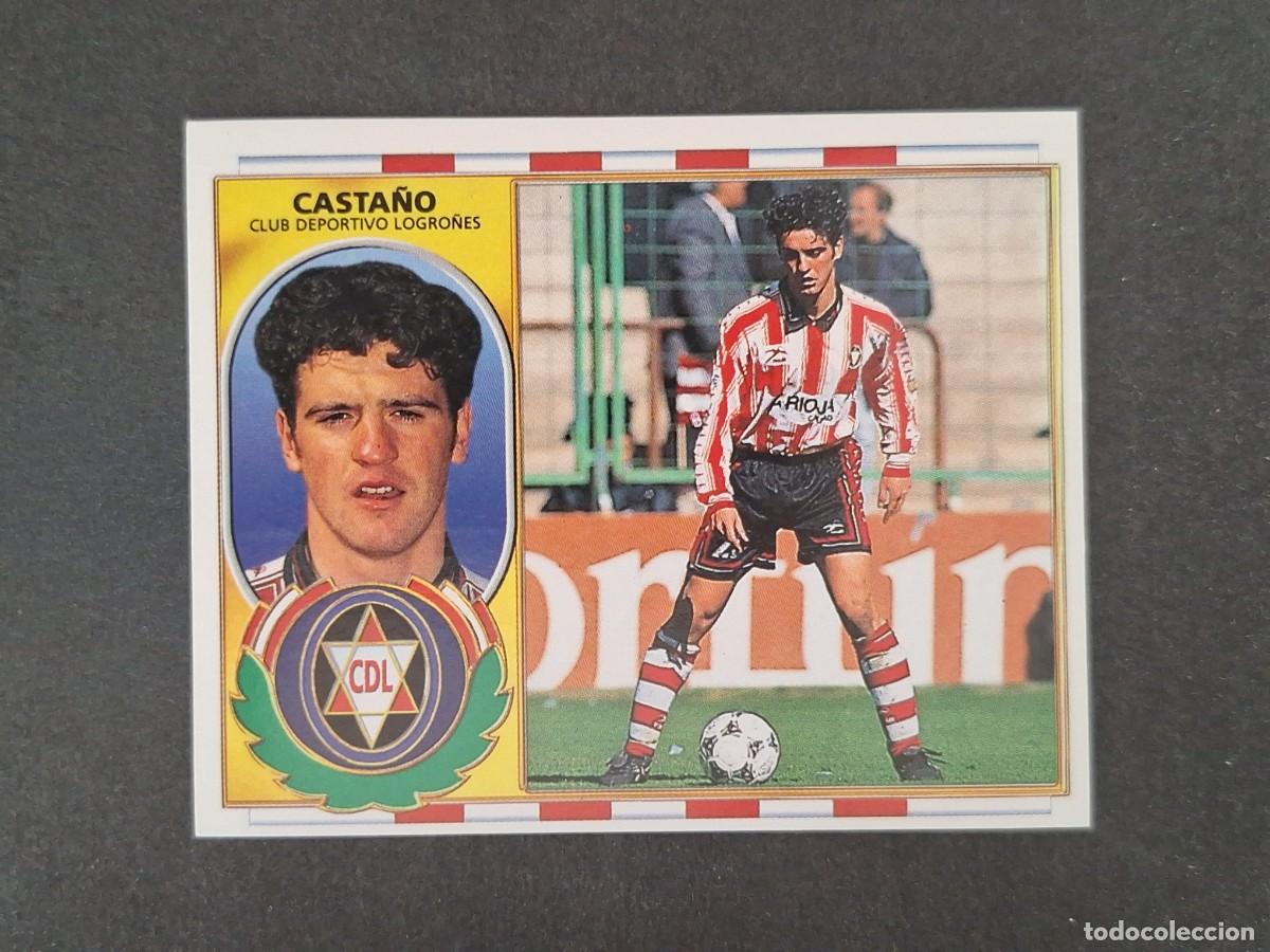 Fu&szlig;ball-Sticker: L4 CASTA&Ntilde;O C. D. LOGRO&Ntilde;ES LIGA ESTE 1996 1997 96 97 NUNCA PEGADO SIN PEGAR