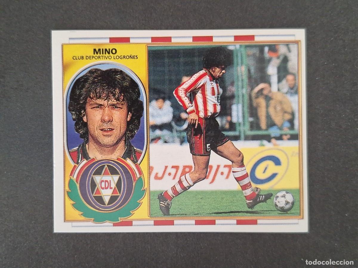 Fu&szlig;ball-Sticker: L4 MINO C. D. LOGRO&Ntilde;ES LIGA ESTE 1996 1997 96 97 NUNCA PEGADO SIN PEGAR