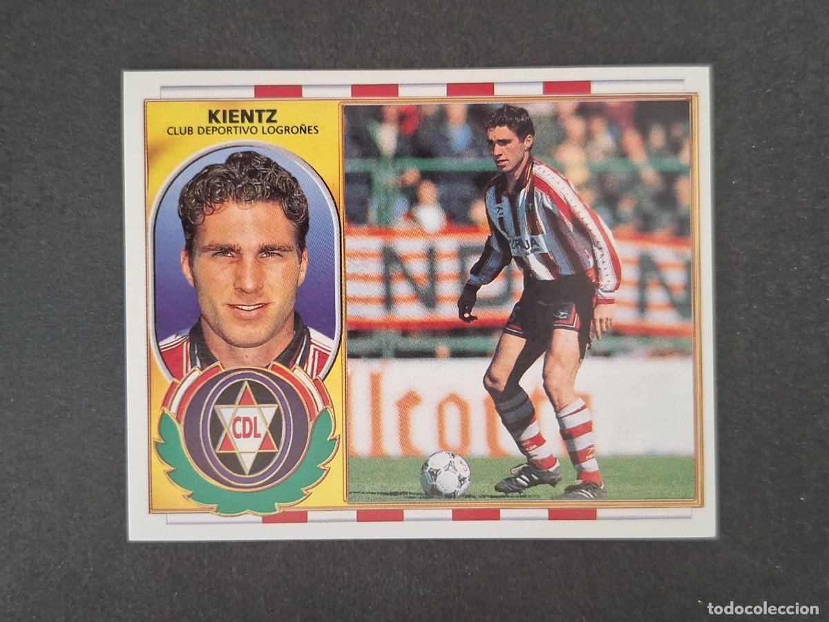 Cromos de f&uacute;tbol: L4 KIENTZ C. D. LOGRO&Ntilde;ES LIGA ESTE 1996 1997 96 97 NUNCA PEGADO SIN PEGAR