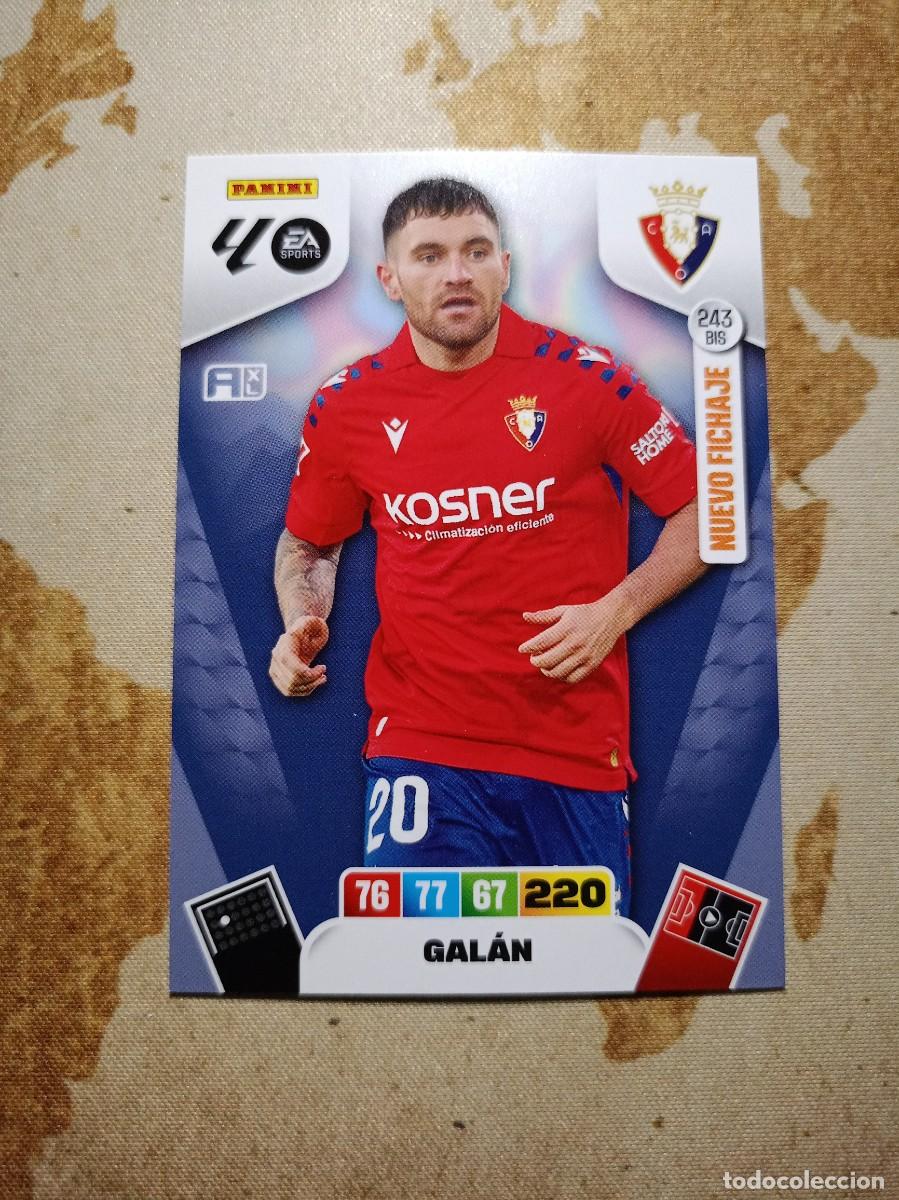 Cromos de f&uacute;tbol: Osasuna 243 bis GAL&Aacute;N Adrenalyn 2025-26