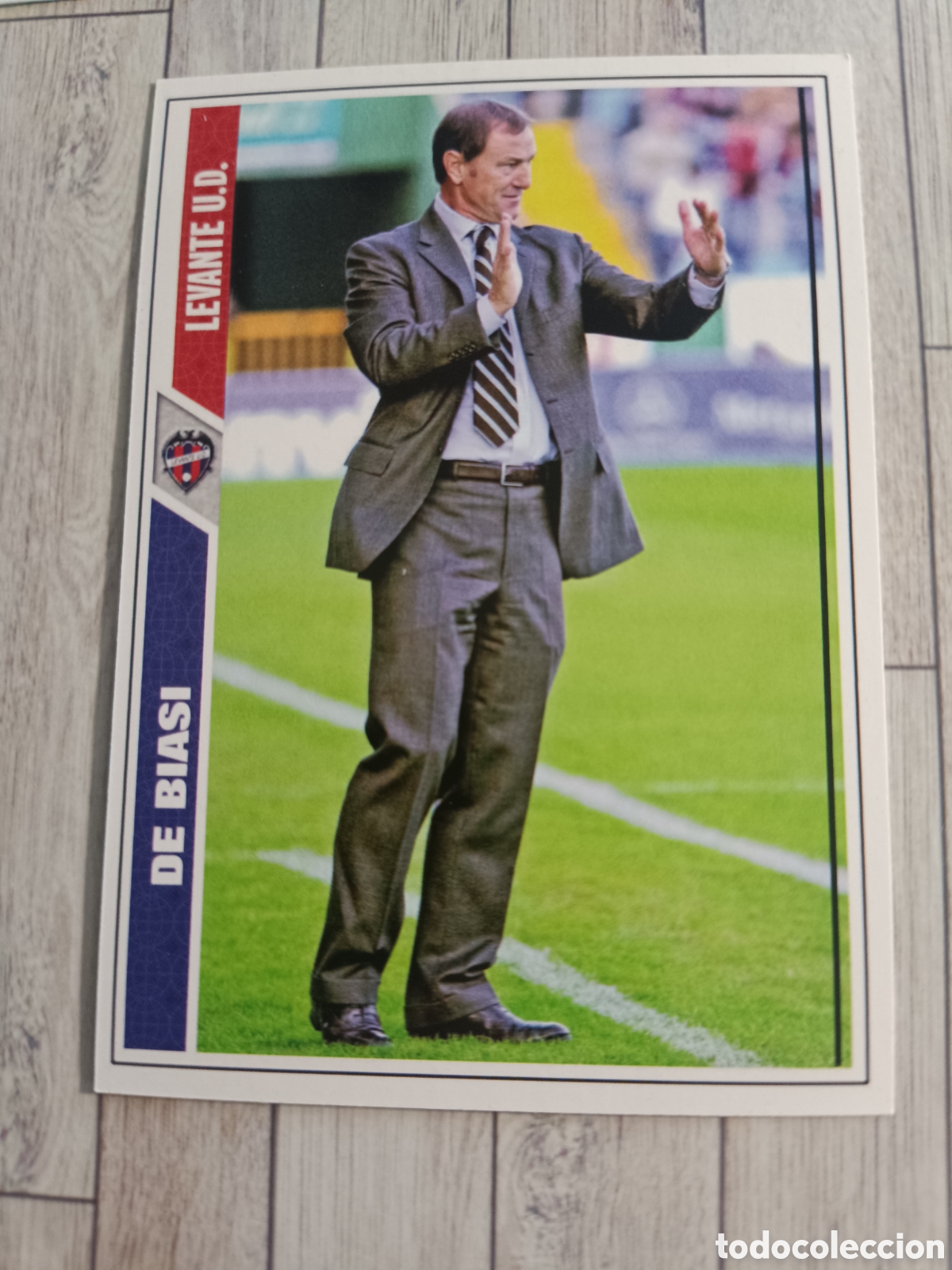 Cromos de f&uacute;tbol: 638 DE BIASI LEVANTE LAS FICHAS DE LA LIGA FICHAJE FICHA + MUNDICROMO 2007 2008 07 08