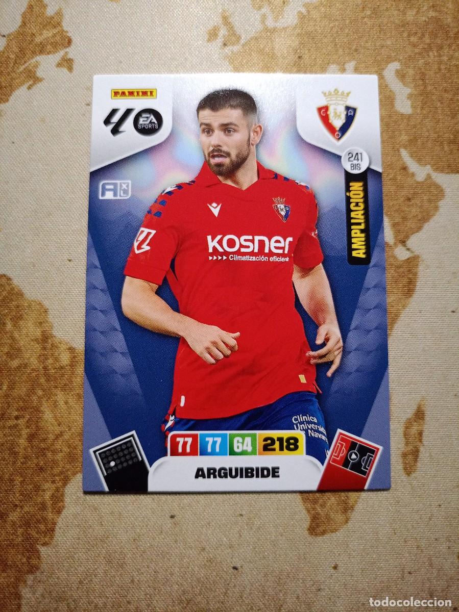 Cromos de f&uacute;tbol: Osasuna 241 bis ARGUIBIDE Adrenalyn 2025-26