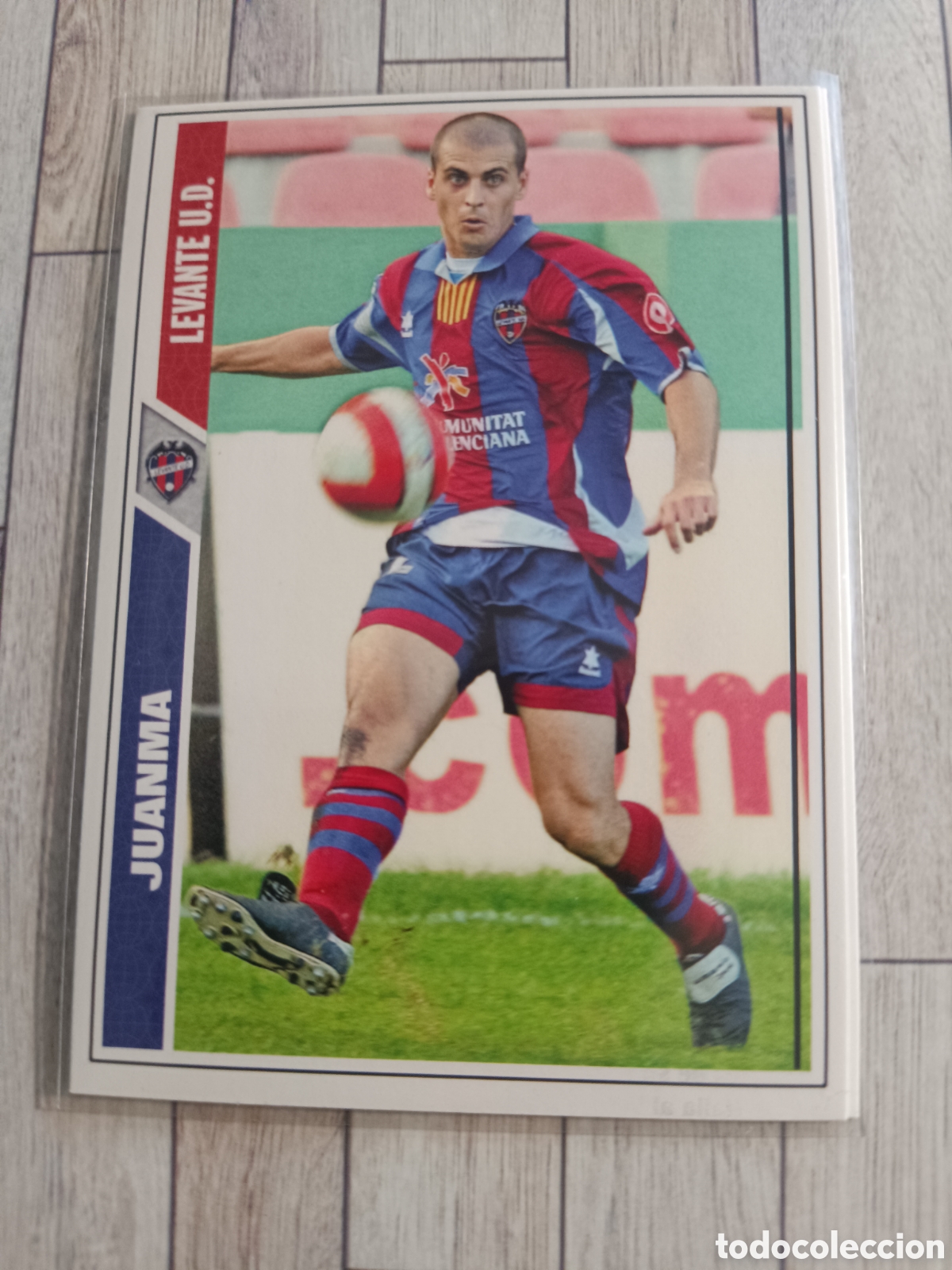 Cromos de f&uacute;tbol: 640 JUANMA LEVANTE LAS FICHAS DE LA LIGA FICHAJE FICHA + MUNDICROMO 2007 2008 07 08