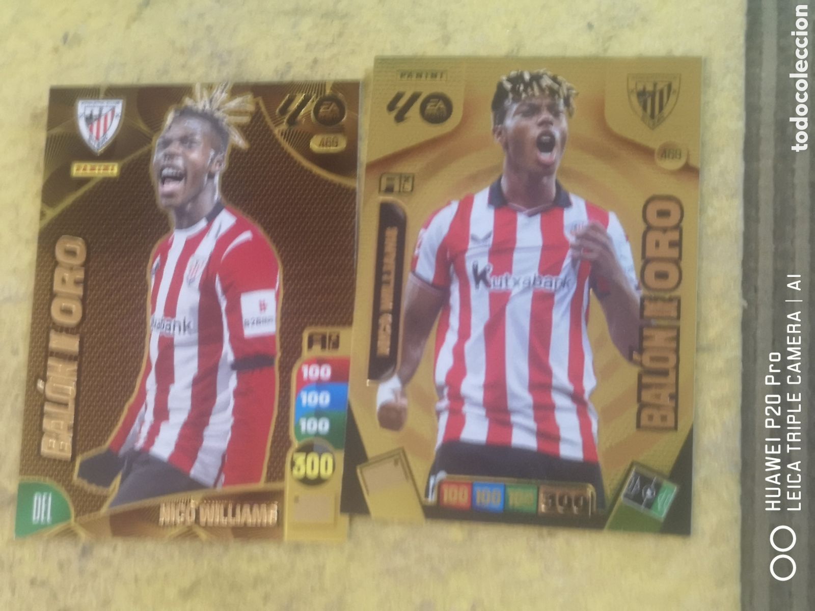 Fu&szlig;ball-Sticker: ADRENALYN NICO WILLIAMS BALON DE ORO - ATHLETIC BILBAO