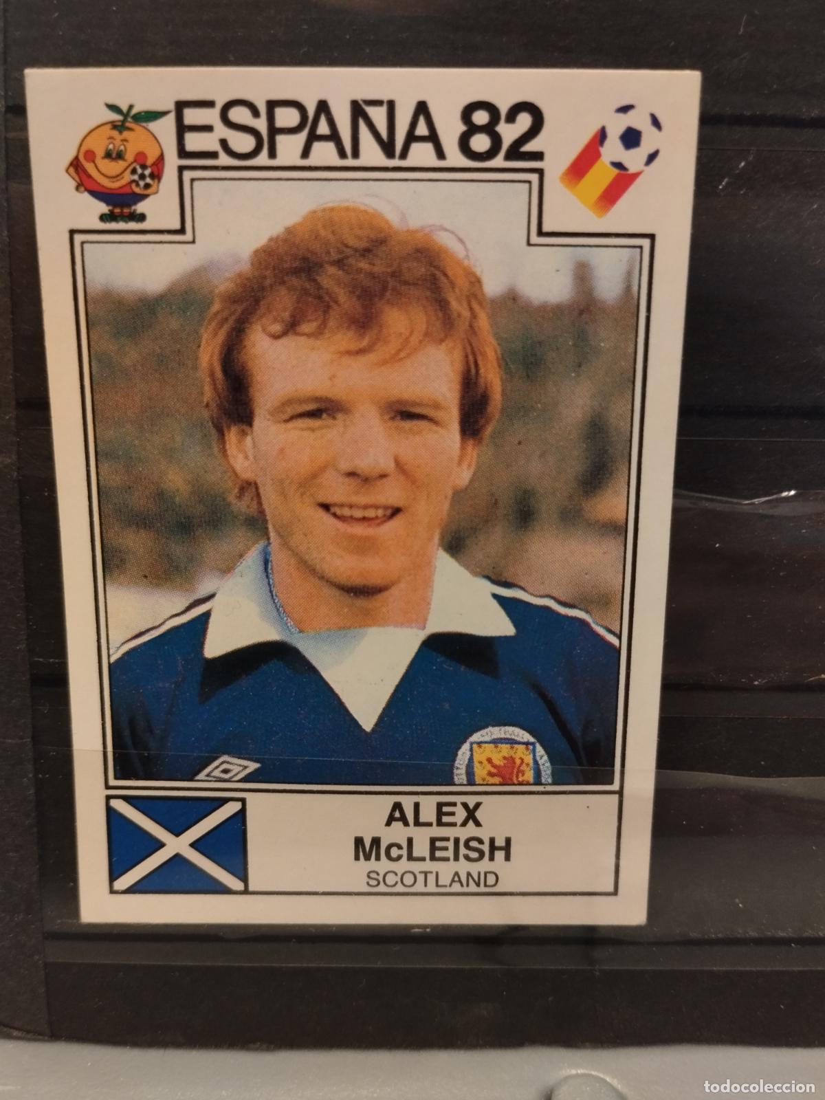Cromos de f&uacute;tbol: MUNDIAL DE FUTBOL ESPA&Ntilde;A 82. PANINI. N&ordm; 404. ALEX McLEISH. ESCOCIA