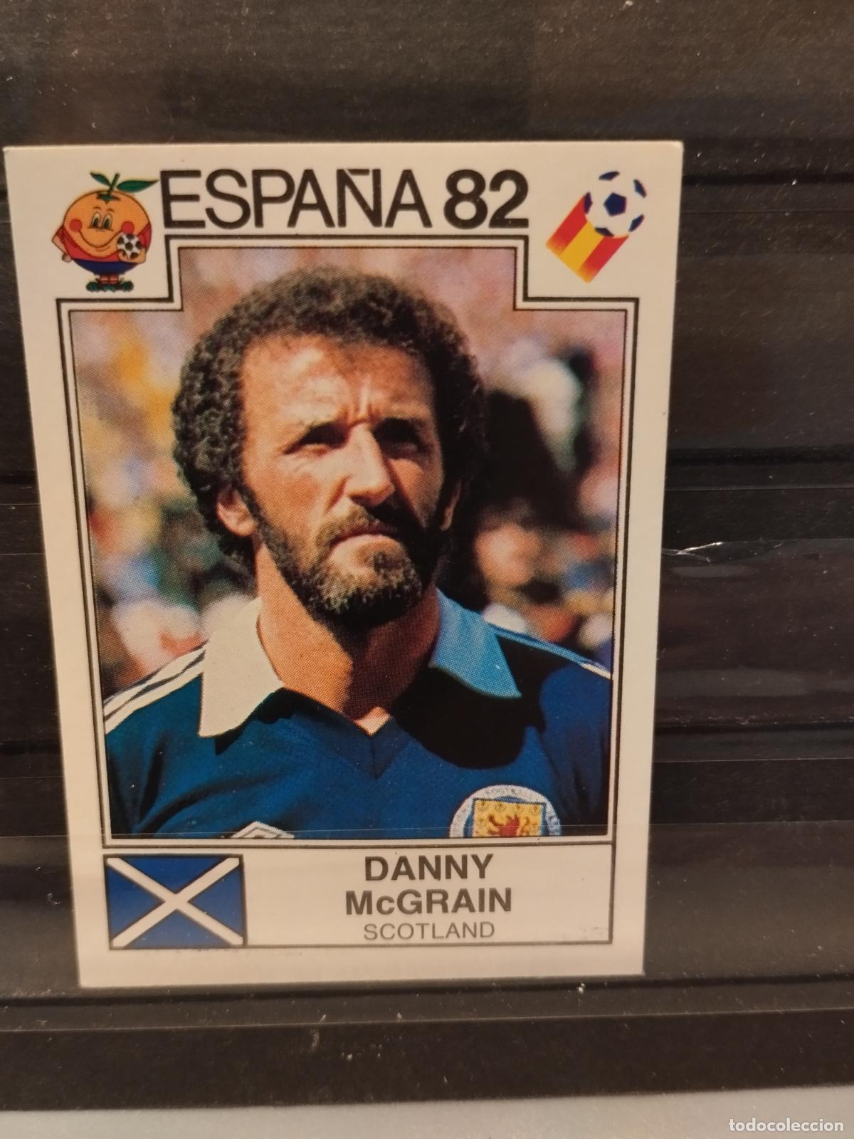 Cromos de f&uacute;tbol: MUNDIAL DE FUTBOL ESPA&Ntilde;A 82. PANINI. N&ordm; 403. DANNY McGRAIN. ESCOCIA