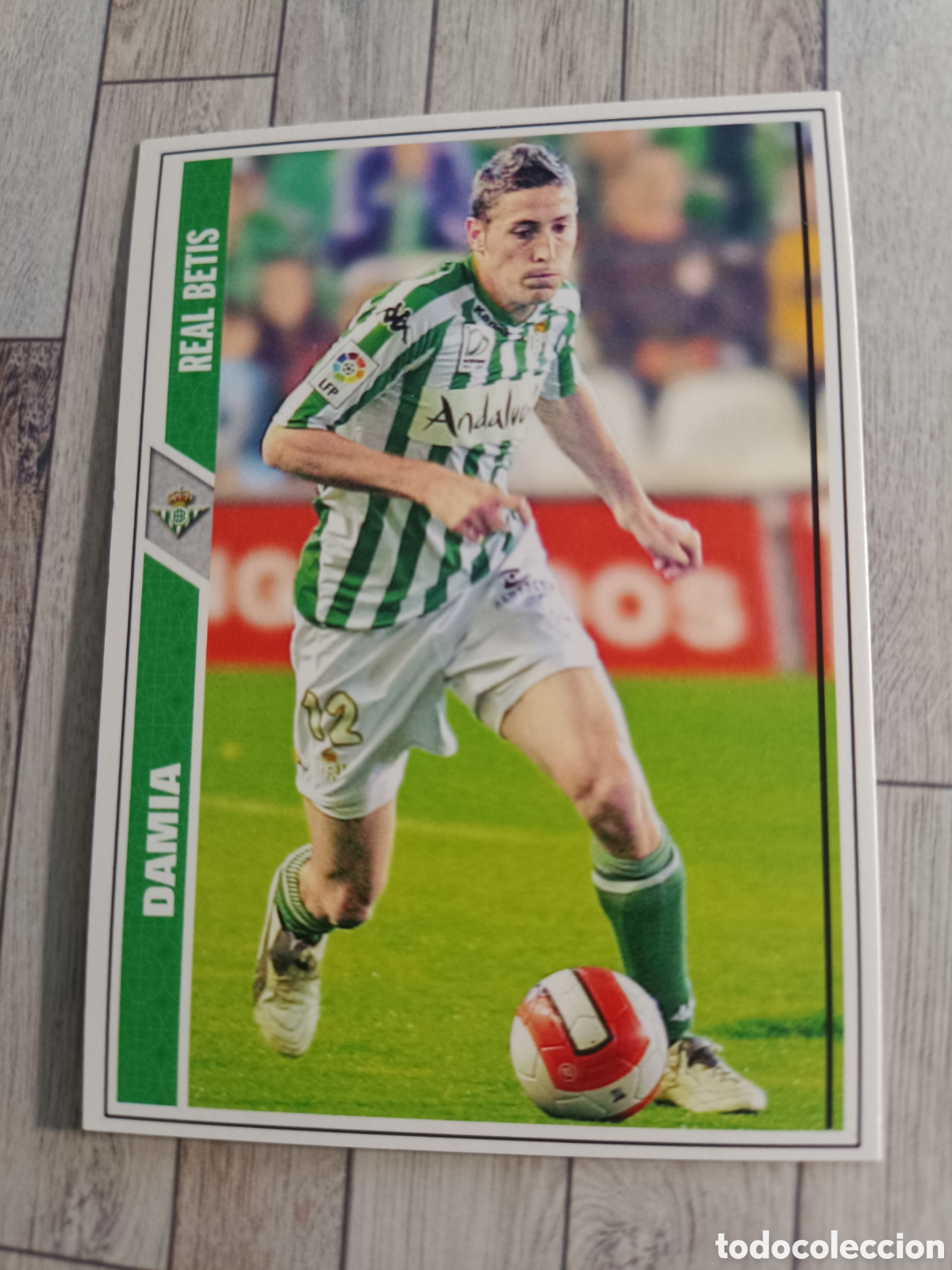 Cromos de f&uacute;tbol: 643 DAMI&Aacute; REAL BETIS LAS FICHAS DE LA LIGA FICHAJE FICHA + MUNDICROMO 2007 2008 07 08