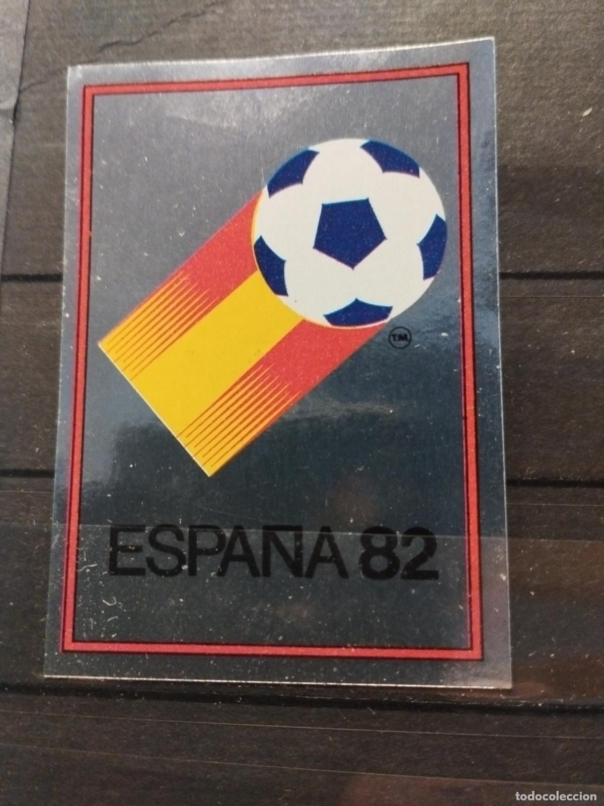 Cromos de f&uacute;tbol: MUNDIAL DE FUTBOL ESPA&Ntilde;A 82. PANINI. N&ordm; 2. EMBLEMA DEL MUNDIAL.