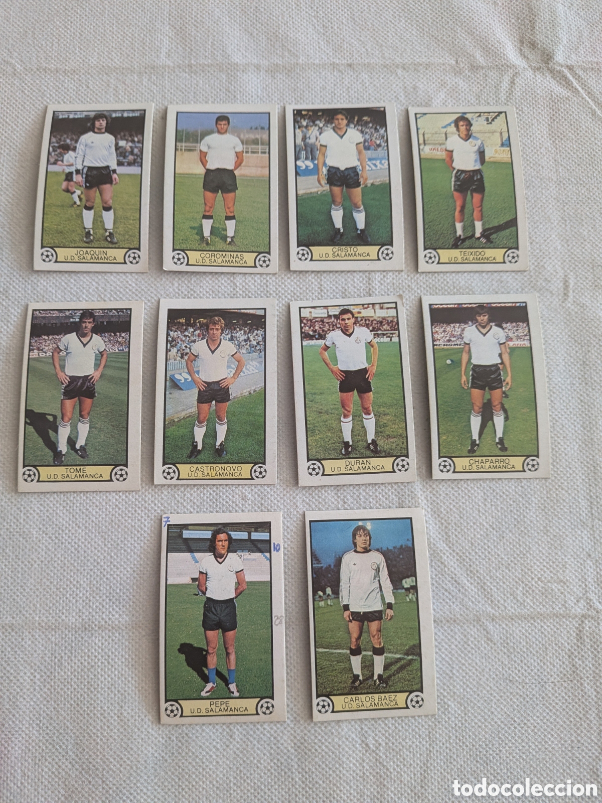 Figurine di Calcio: CROMOS LIGA 79-80. SALAMANCA 10 CROMOS DIFERENTES. ED. ESTE