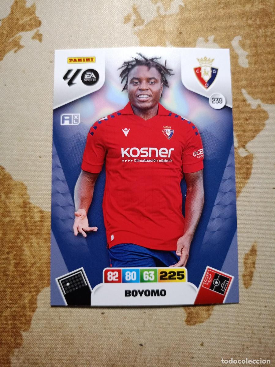 Cromos de f&uacute;tbol: Osasuna 239 BOYOMO Adrenalyn 2025-26
