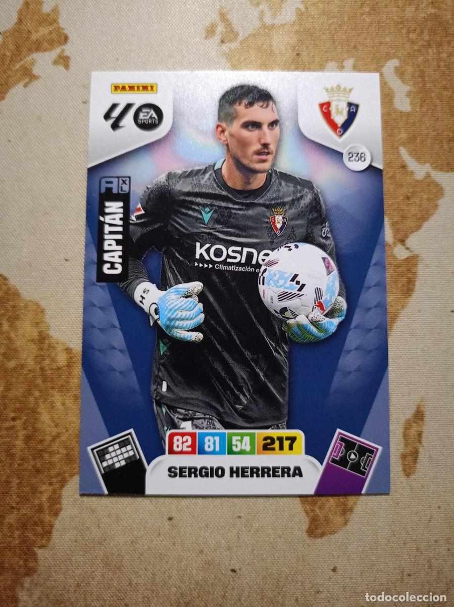 Cromos de f&uacute;tbol: Osasuna 236 SERGIO HERRERA Adrenalyn 2025-26