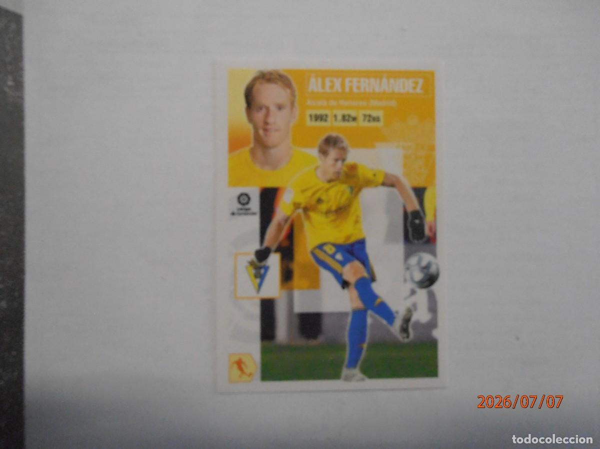 Cromos de f&uacute;tbol: Alex Fern&aacute;ndez - C&aacute;diz 12 Este 2020/21