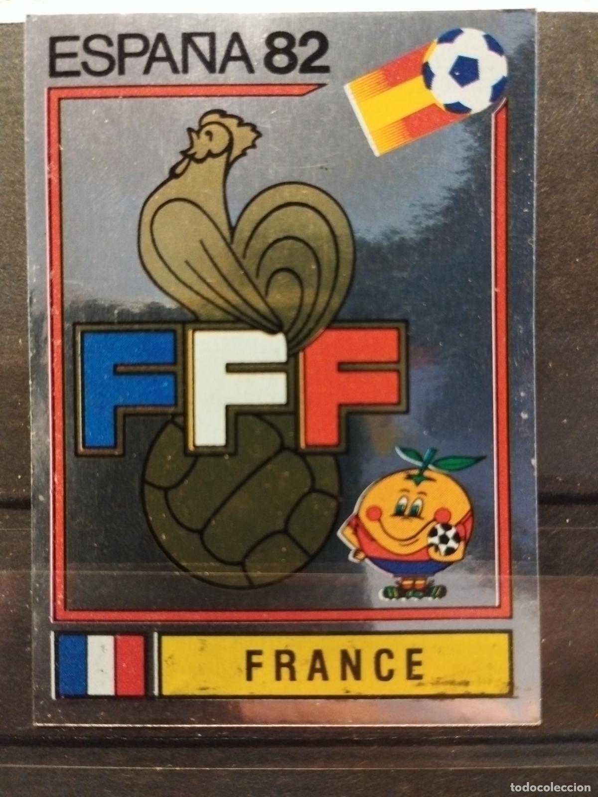 Cromos de f&uacute;tbol: MUNDIAL DE FUTBOL ESPA&Ntilde;A 82. PANINI. N&ordm; 164. ESCUDO FEDERACION DE FUTBOL DE ARGENTINA.