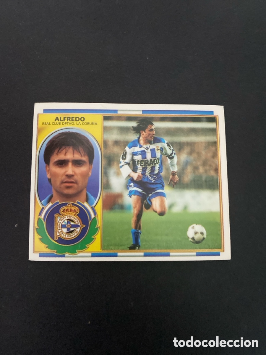 Cromos de f&uacute;tbol: Cromo liga 96/97 RCD La Coru&ntilde;a nunca pegado