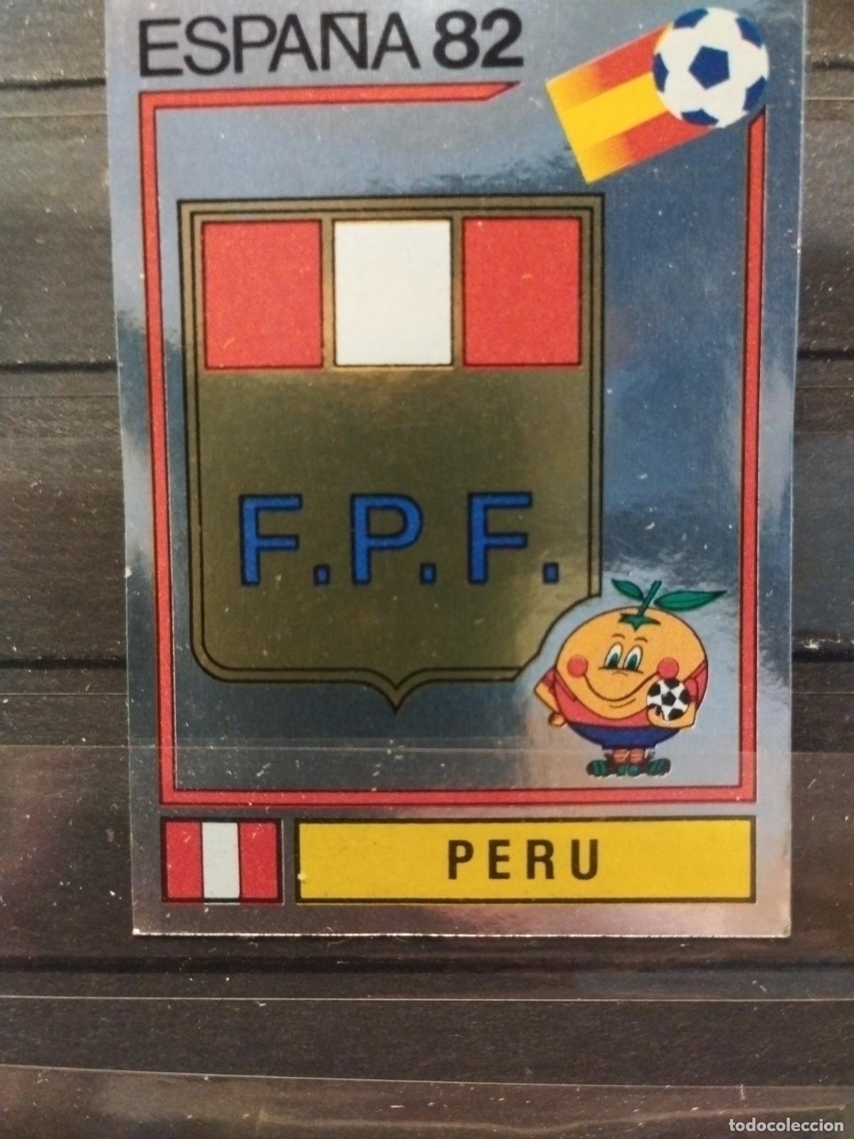Cromos de f&uacute;tbol: MUNDIAL DE FUTBOL ESPA&Ntilde;A 82. PANINI. N&ordm; 36. ESCUDO FEDERACION DE FUTBOL DE ITALIA.