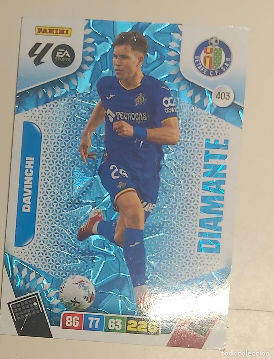 Cromos de f&uacute;tbol: Cromo Adrenalyn XL. 2025 2026. 25 26. Davinchi. Getafe. N &ordm; 403 Diamante. Panini