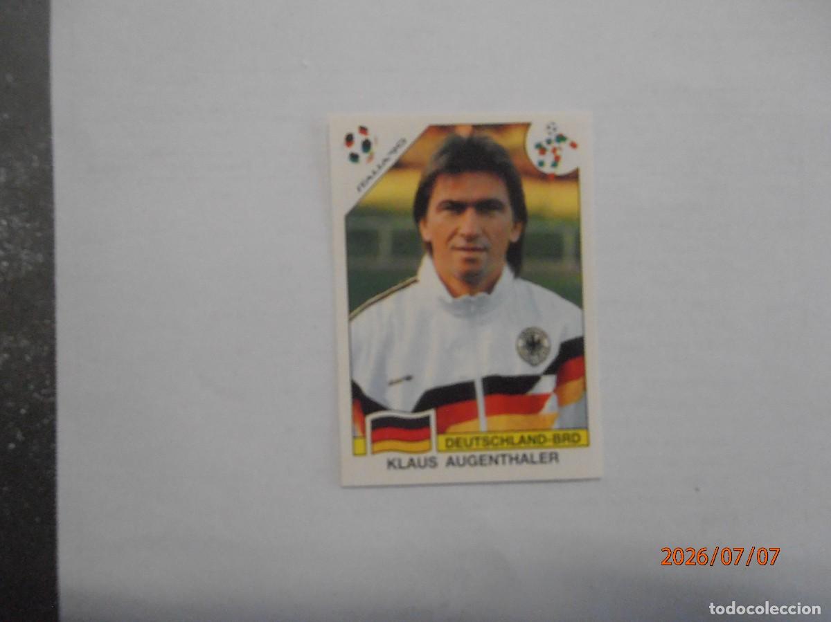 Cromos de f&uacute;tbol: Augenthaler- Alemania- Italia 90