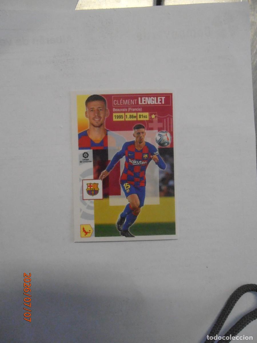 Cromos de f&uacute;tbol: Lenglet - Barcelona n.6 - Este 2020-21