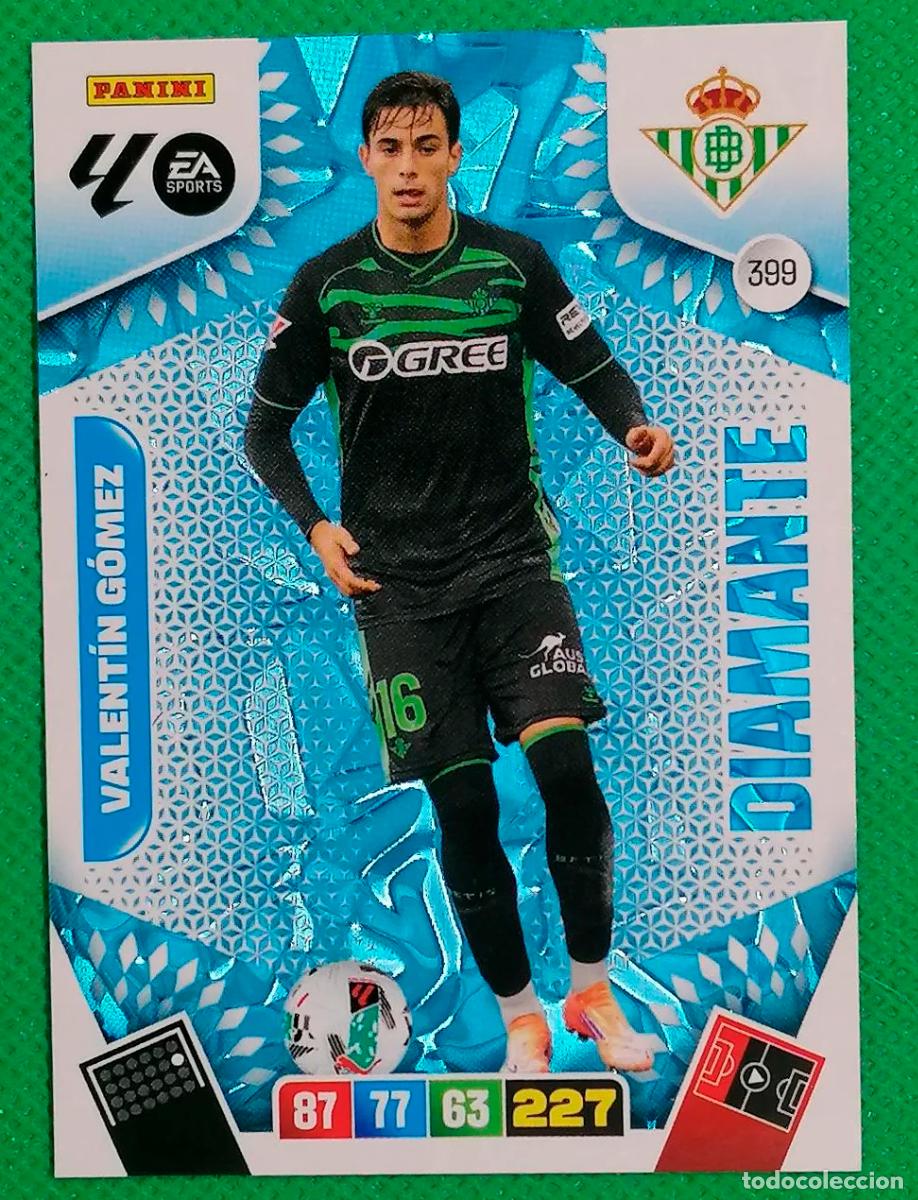 Cromos de f&uacute;tbol: 399 VALENTIN GOMEZ BETIS DIAMANTE ⚽ LIGA ADRENALYN XL 2025 2026 25 26