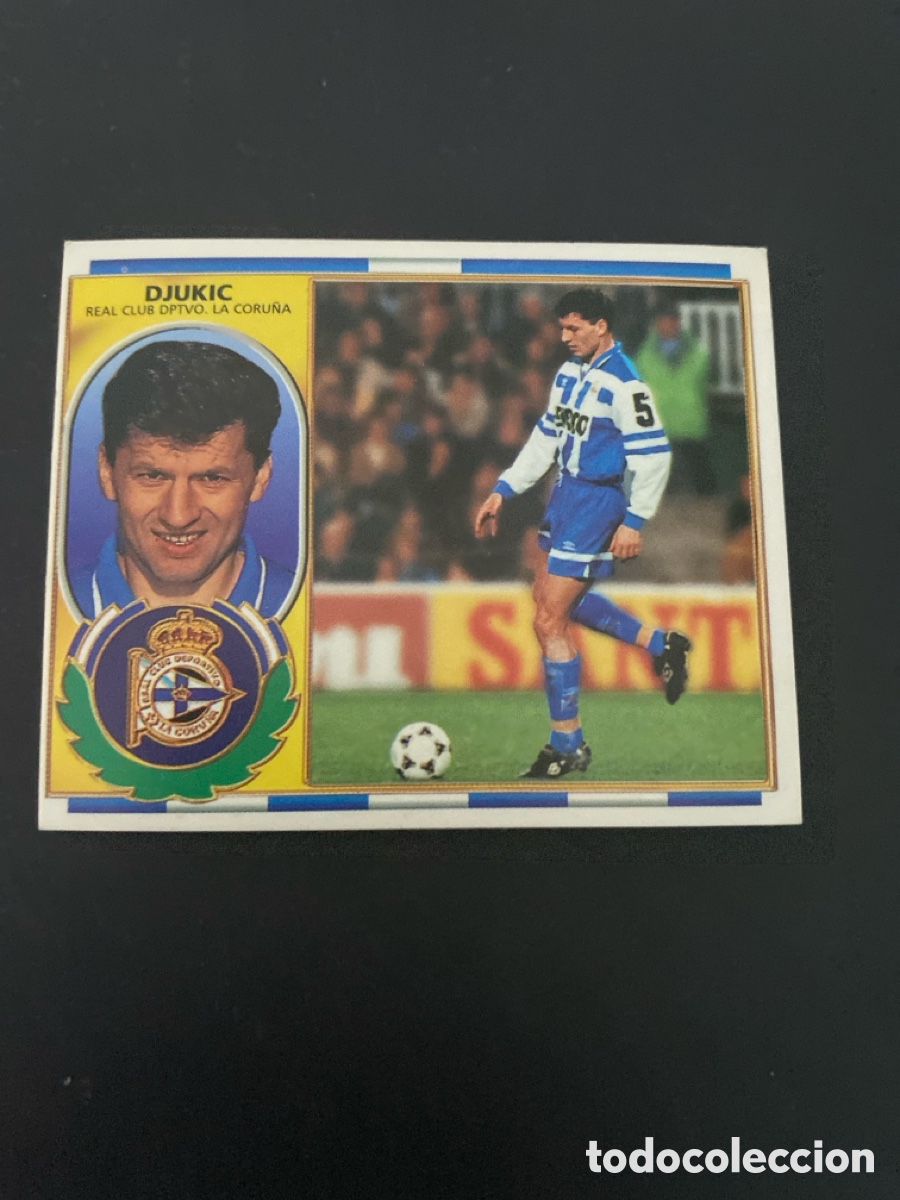 Cromos de f&uacute;tbol: Cromo liga 96/97 RCD La Coru&ntilde;a nunca pegado