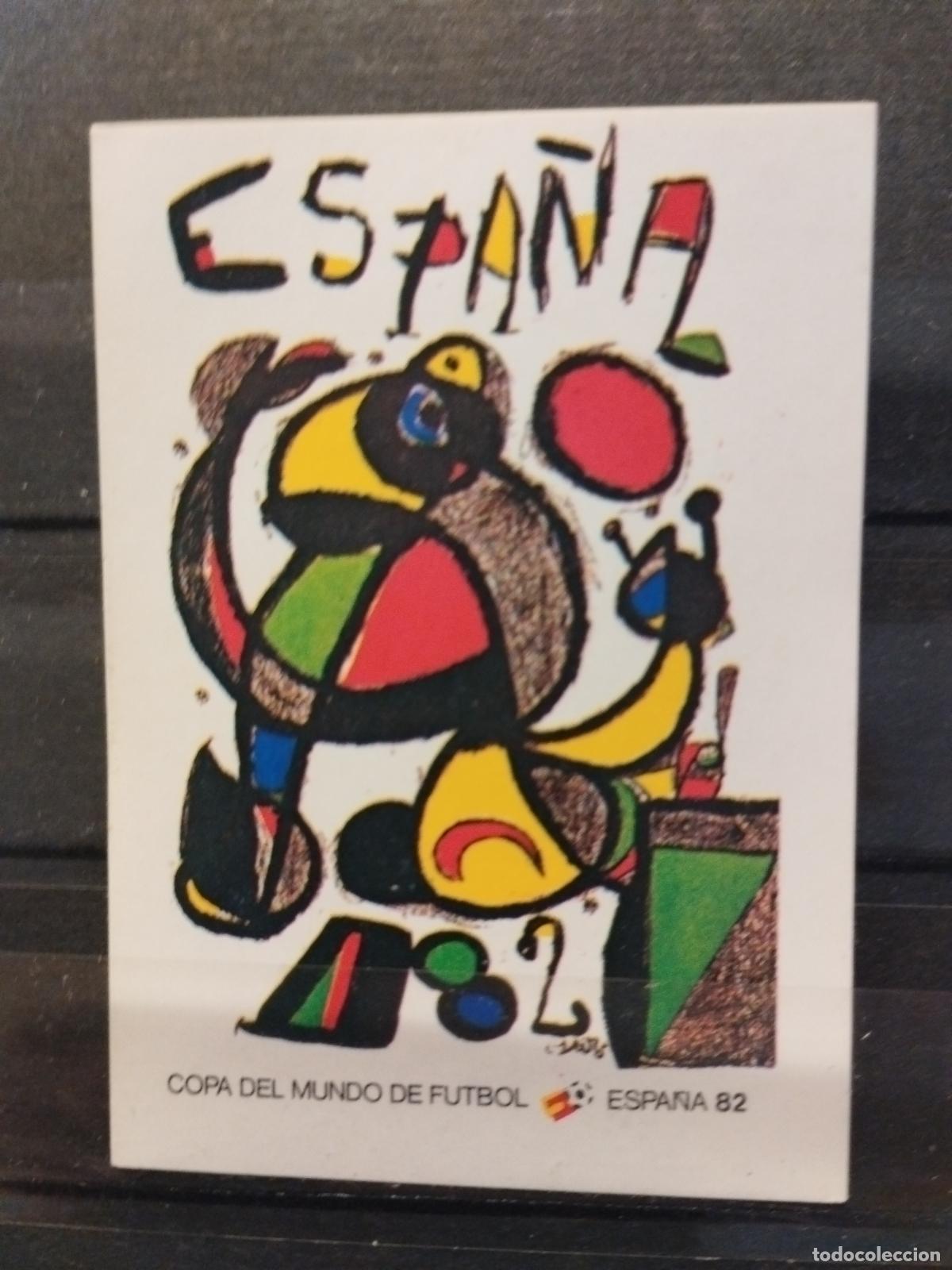 Cromos de f&uacute;tbol: MUNDIAL DE FUTBOL ESPA&Ntilde;A 82. PANINI. N&ordm; 4. CARTEL ANUNCIADOR DEL MUNDIAL.
