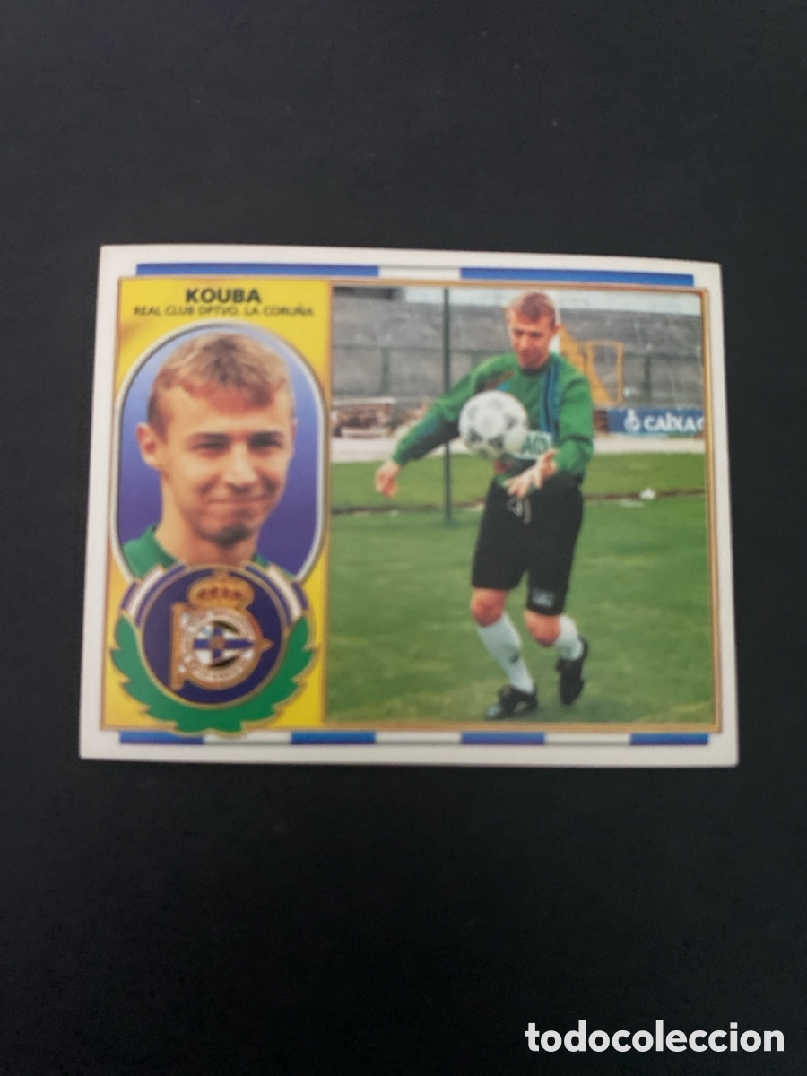 Cromos de f&uacute;tbol: Cromo liga 96/97 RCD La Coru&ntilde;a nunca pegado