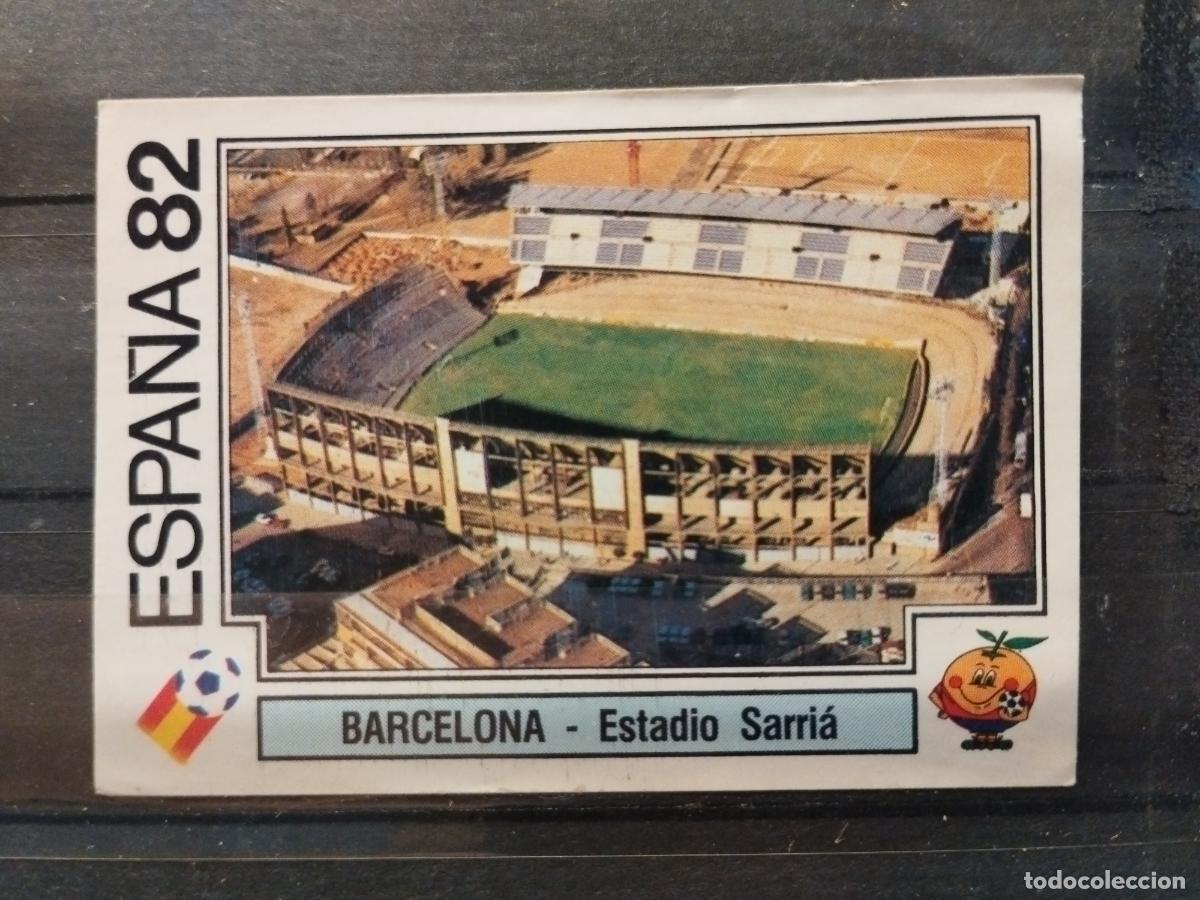Cromos de f&uacute;tbol: MUNDIAL DE FUTBOL ESPA&Ntilde;A 82. PANINI. N&ordm; 14. ESTADIO DE SARRIA.