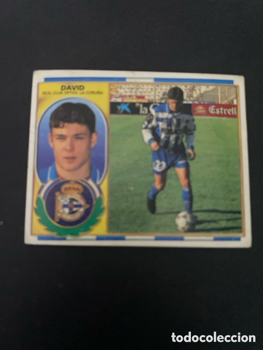 Cromos de f&uacute;tbol: Cromo liga 96/97 RCD La Coru&ntilde;a nunca pegado