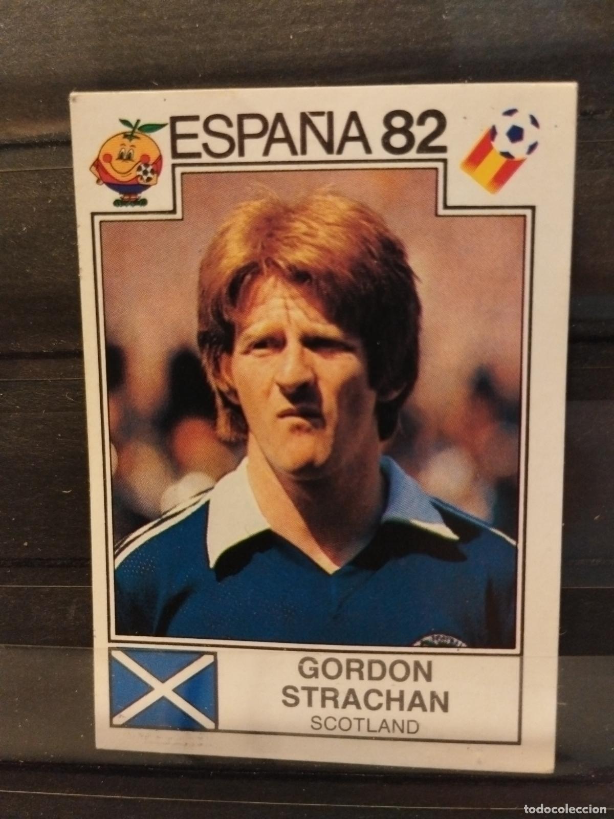 Cromos de f&uacute;tbol: MUNDIAL DE FUTBOL ESPA&Ntilde;A 82. PANINI. N&ordm; 408. GORDON STRACHAN. ESCOCIA