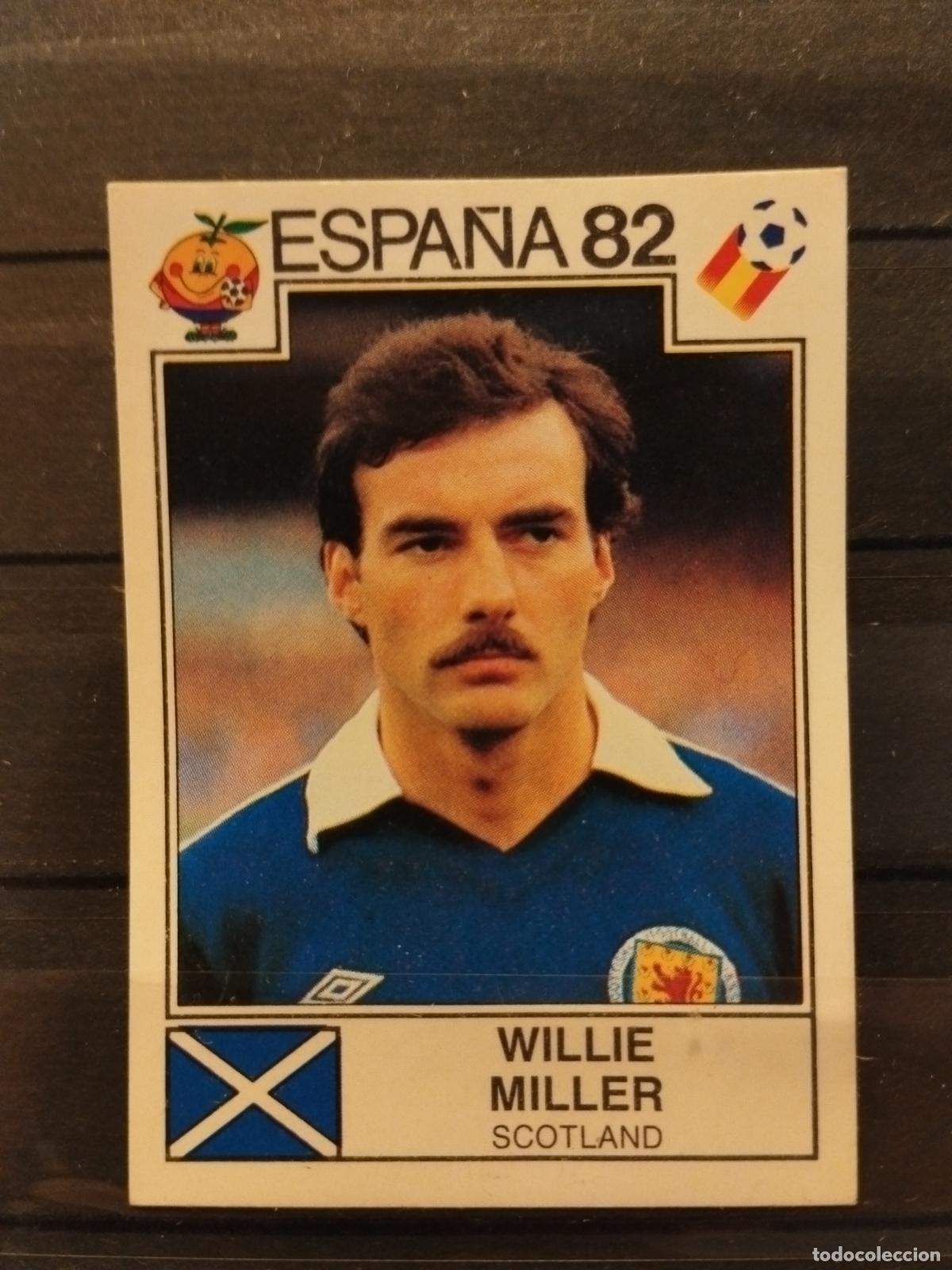 Cromos de f&uacute;tbol: MUNDIAL DE FUTBOL ESPA&Ntilde;A 82. PANINI. N&ordm; 406. WILLIE MILLER. ESCOCIA