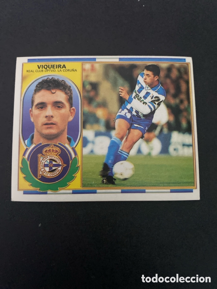 Cromos de f&uacute;tbol: Cromo liga 96/97 RCD La Coru&ntilde;a nunca pegado