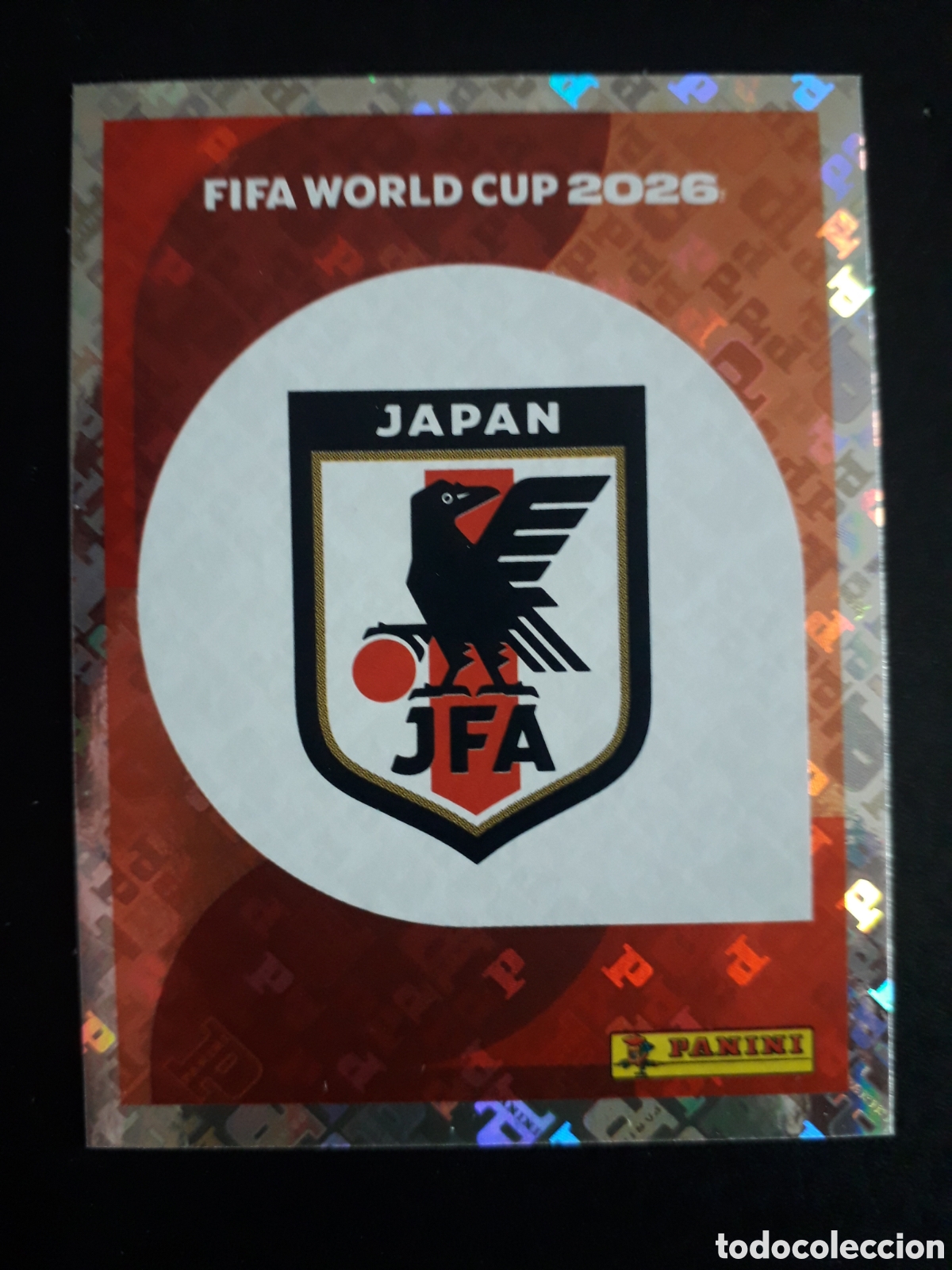 Cromos de f&uacute;tbol: ESCUDO JAP&Oacute;N JPN 1 MUNDIAL F&Uacute;TBOL 2026 FIFA WORLD CUP PANINI SIN PEGAR PEDIDO M&Iacute;NIMO 3&euro;.