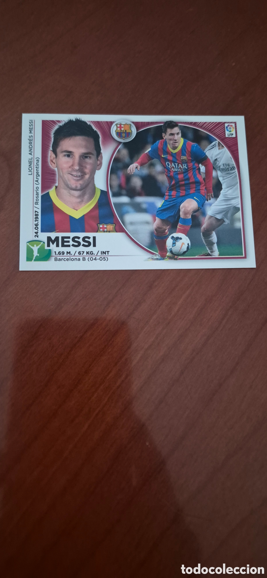 Figurine di Calcio: CROMO MESSI T.14 15 BARCELONA
