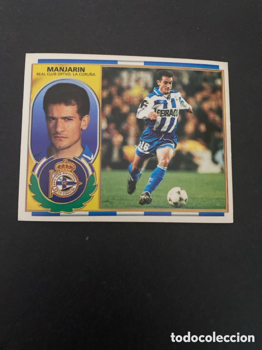 Cromos de f&uacute;tbol: Cromo liga 96/97 RCD La Coru&ntilde;a nunca pegado