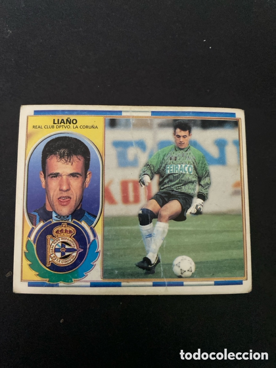 Cromos de f&uacute;tbol: Cromo liga 96/97 RCD La Coru&ntilde;a nunca pegado