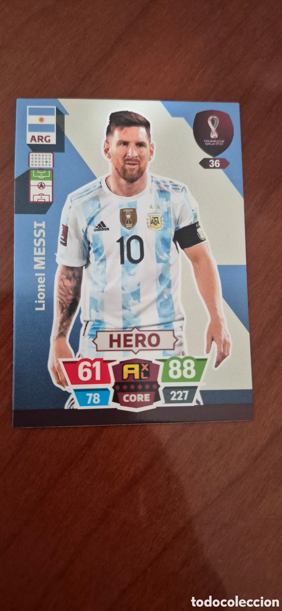 Football Stickers: CROMO MESSI QATAR 2022