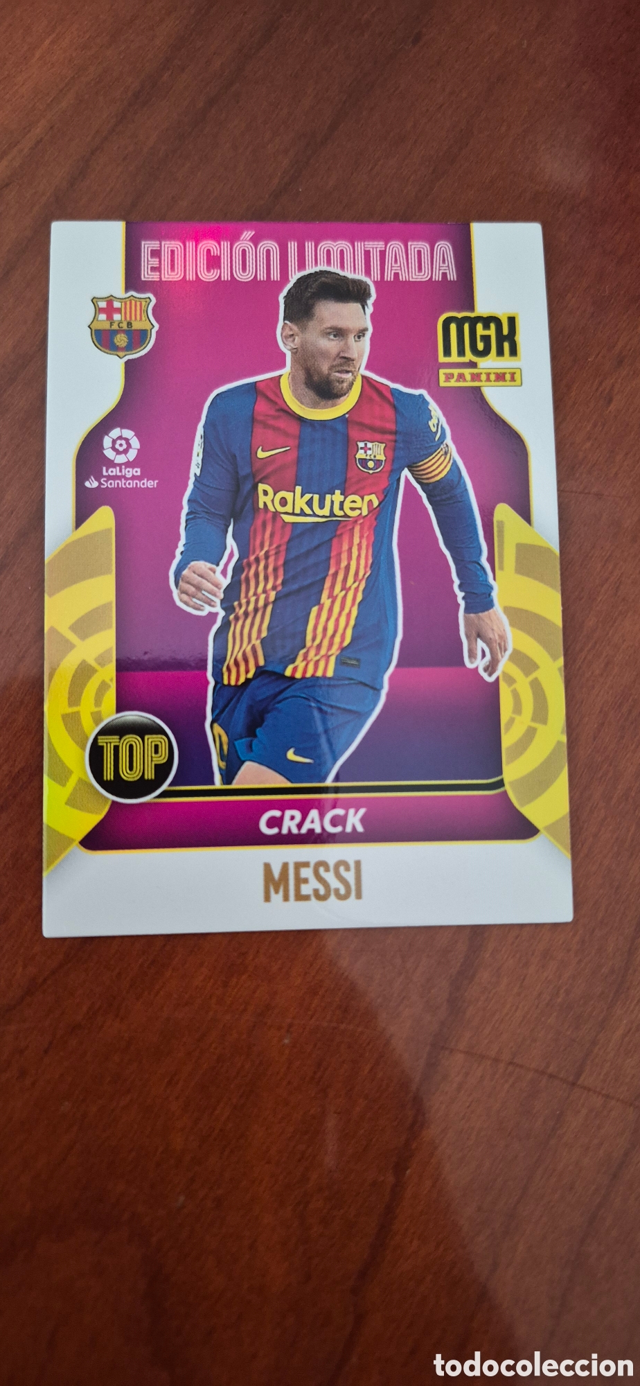 Cromos de f&uacute;tbol: CROMO MESSI EDICI&Oacute;N LIMITADA - Foto 1