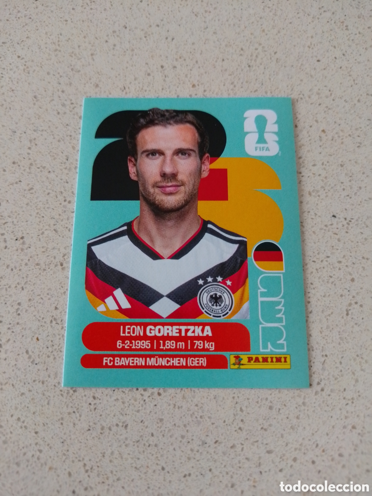 Cromos de f&uacute;tbol: CROMO NUMERO 14 GORETZKA ALEMANIA. MUNDIAL 2026. PANINI.