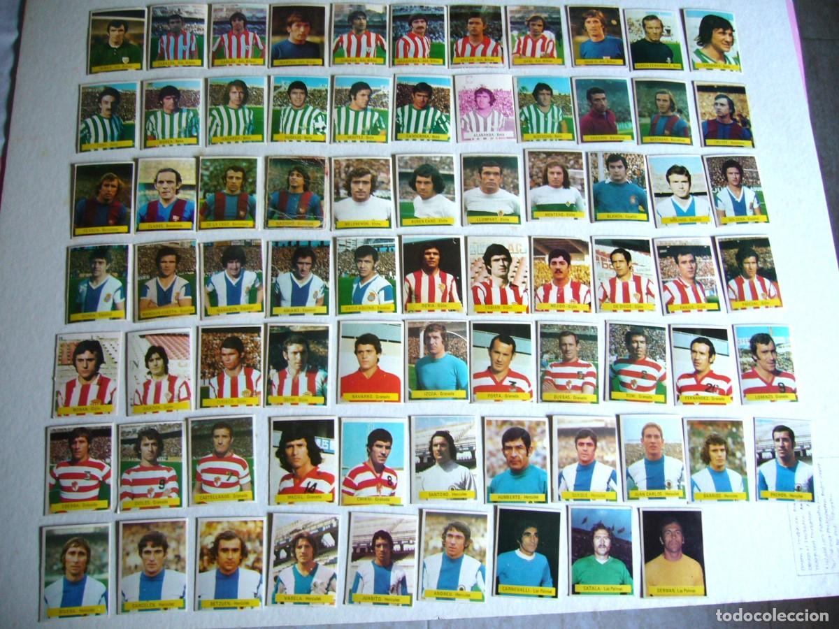 Figurine di Calcio: LOTE de CROMOS LIGA 1975-1976 75/76 EDICIONES FINI SIN PEGAR con CRUYFF