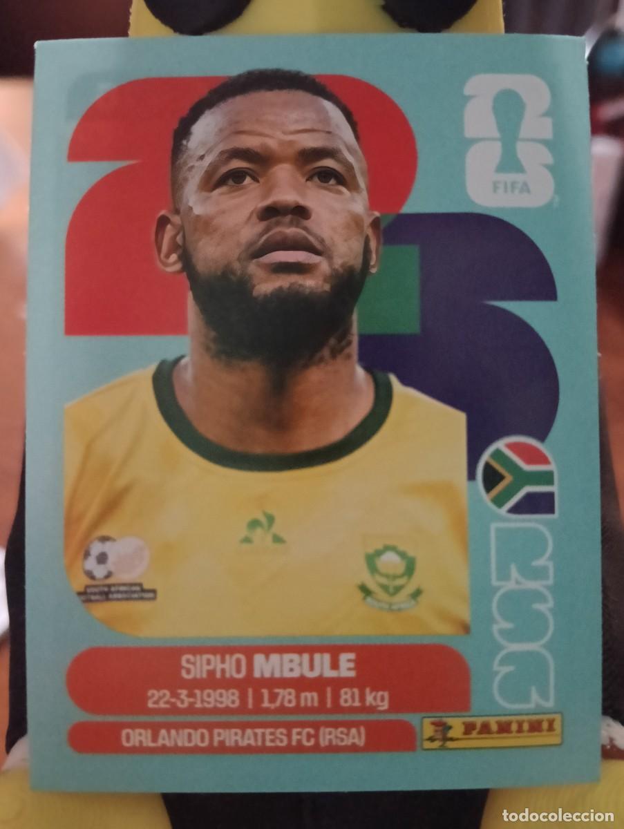 Cromos de f&uacute;tbol: Mundial 2026 - Sipho Mbule - N&deg; 16 - Sud&aacute;frica