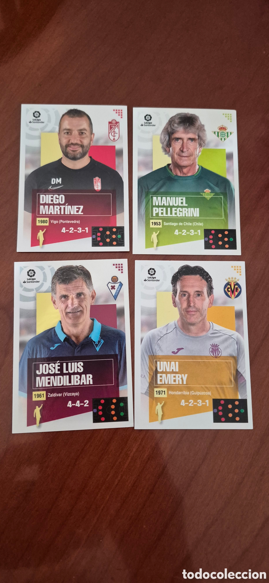 Figurine di Calcio: Cromos T.20 21 ENTRENADORES