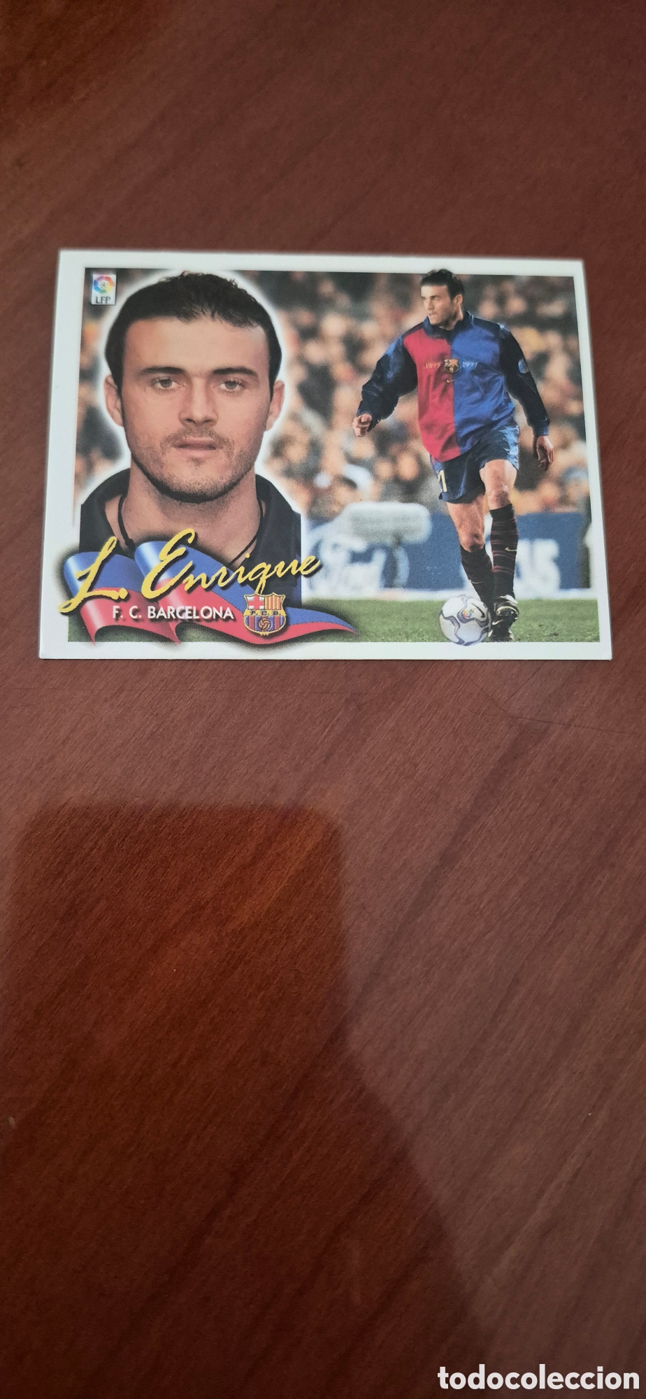 Figurine di Calcio: CROMO LUIS ENRIQUE T.00 01 BARCELONA