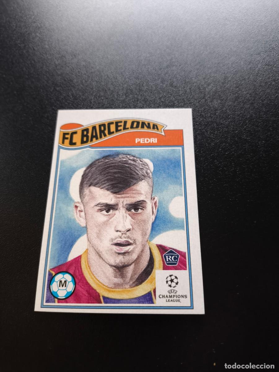 Cromos de f&uacute;tbol: LIVING SET CHAMPIONS 2020 2021 20 21 CROMO TOPPS FUTBOL N 243 BARCELONA ROOKIE PEDRI