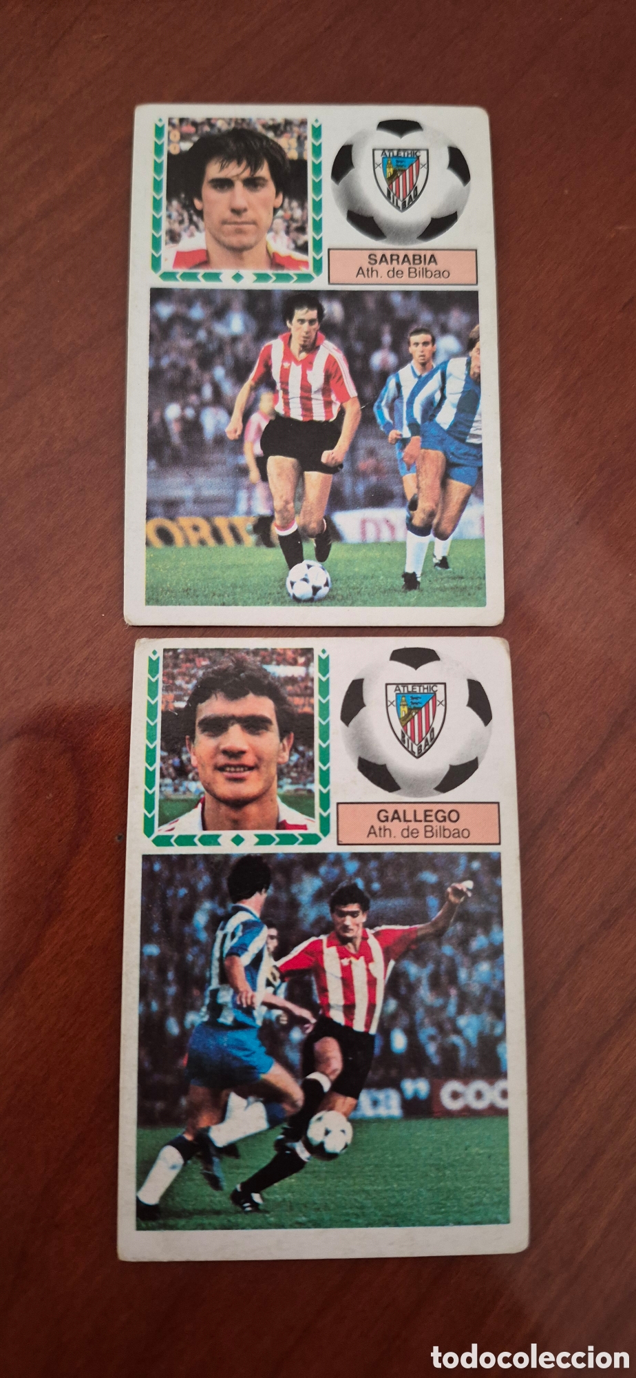 Fu&szlig;ball-Sticker: CROMOS AT.BILBAO T.83 84