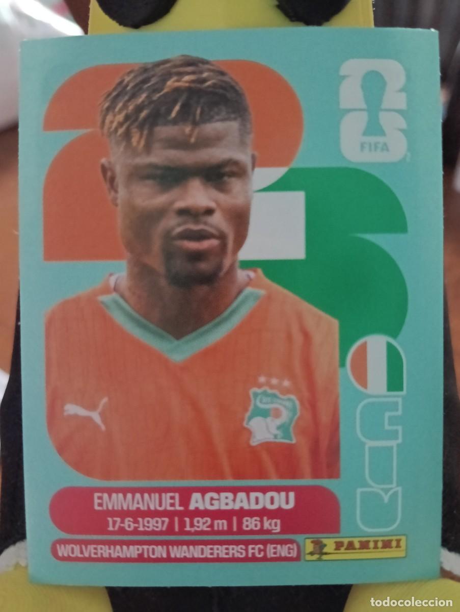Cromos de f&uacute;tbol: Mundial 2026 - Emmanuel Agbadou - N&deg; 8 - Cote D'lvoire