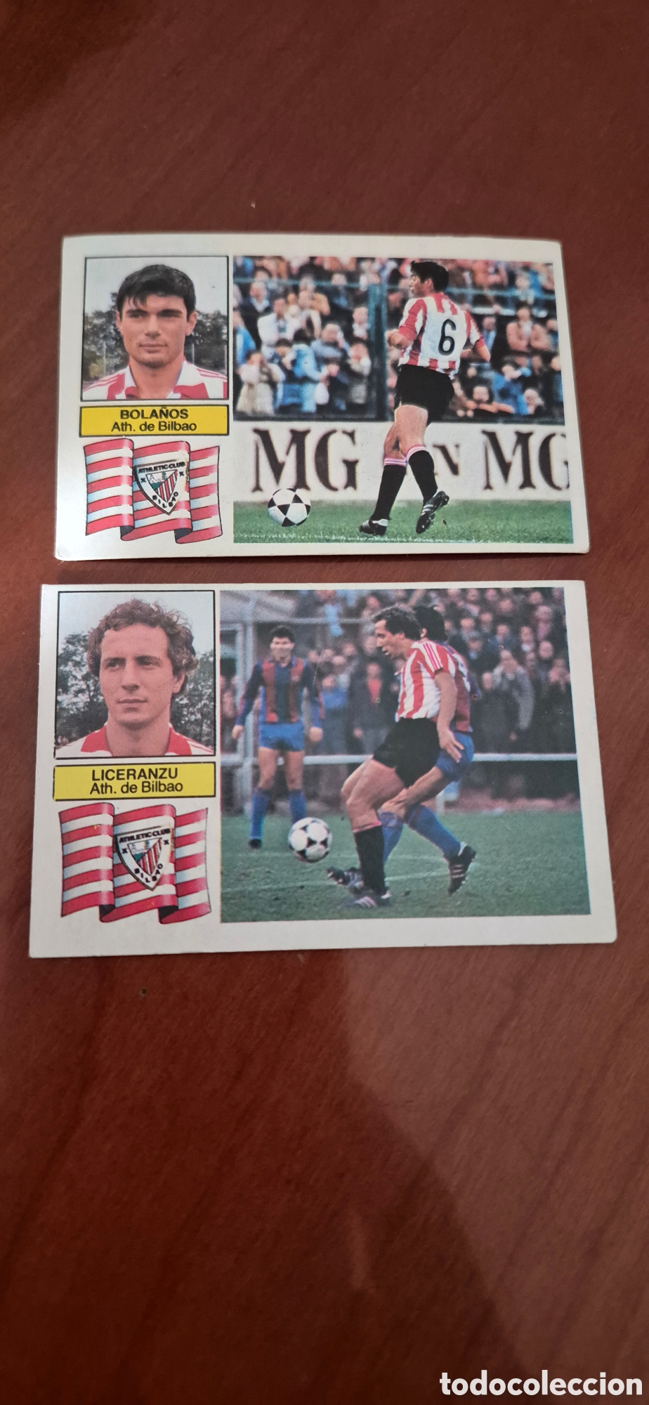 Fu&szlig;ball-Sticker: CROMOS AT.BILBAO T.82 83